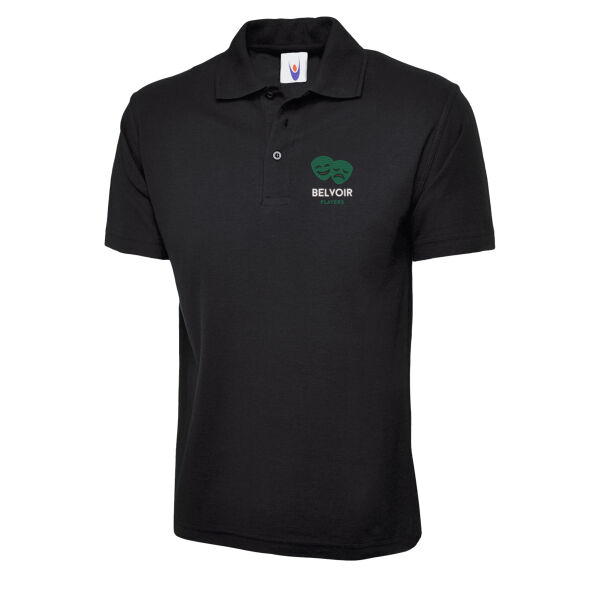 Belvoir Players Adult Membership - Polo Shirt (black) Thumbnail