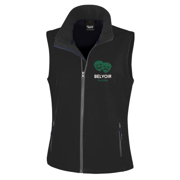 Belvoir Players Adult Membership - Ladies Softshell Gilet Thumbnail