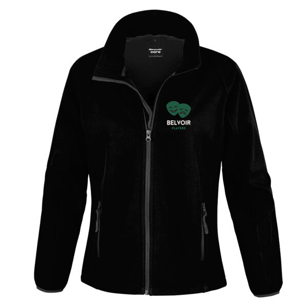 Belvoir Players Adult Membership - Ladies Softshell Jacket Thumbnail