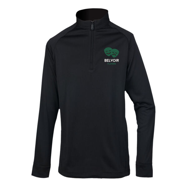 Belvoir Players Adult Membership - Quarter Zip (black) Thumbnail