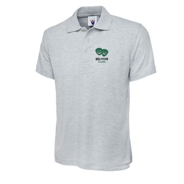 Belvoir Players Adult Membership - Polo Shirt (grey) Thumbnail