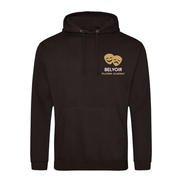 Belvoir Players Junior Academy - Hoodie (black - adult sizing) Thumbnail