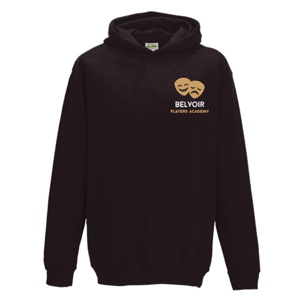 Belvoir Players Junior Academy - Hoodie (black - kids sizing) Thumbnail