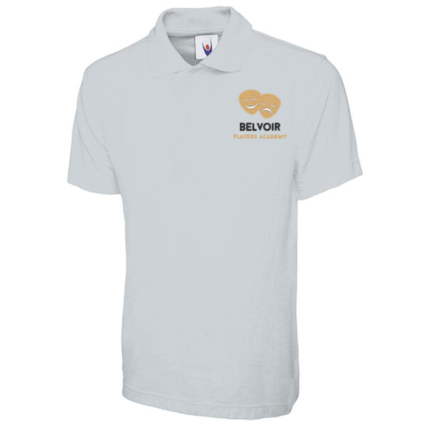 Belvoir Players Junior Academy - Polo (grey - kids sizing) Thumbnail